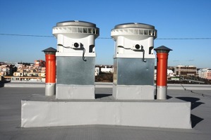 Montáž střešních ventilátorů